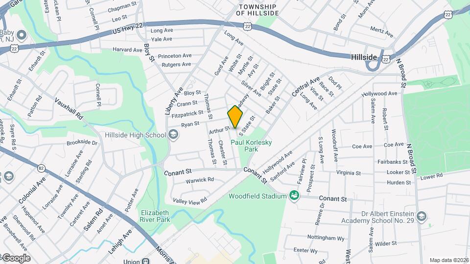 1116 St Louis Ave Map and Location Details