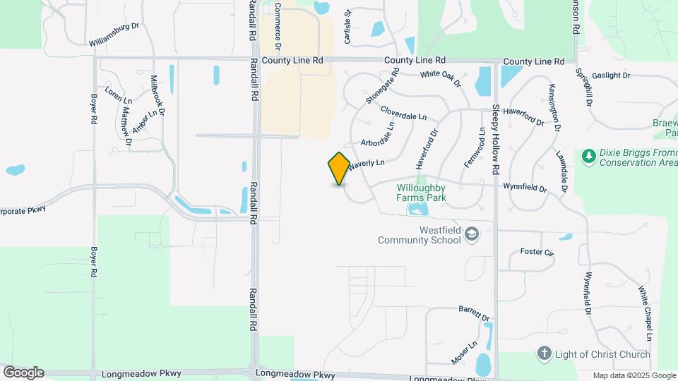 2052 Waverly Ln Map and Location Details