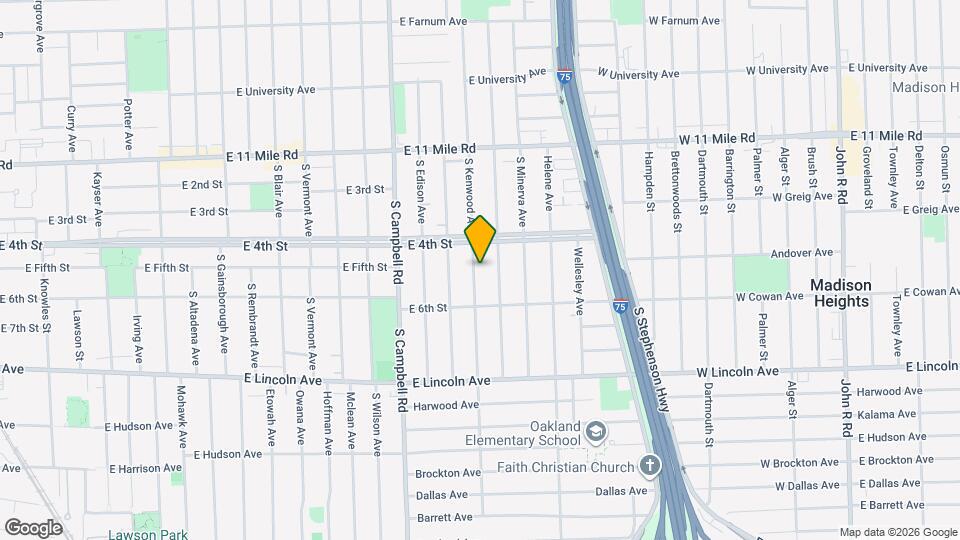 429 S Kenwood Ave Mapa y Detalles de la Ubicación