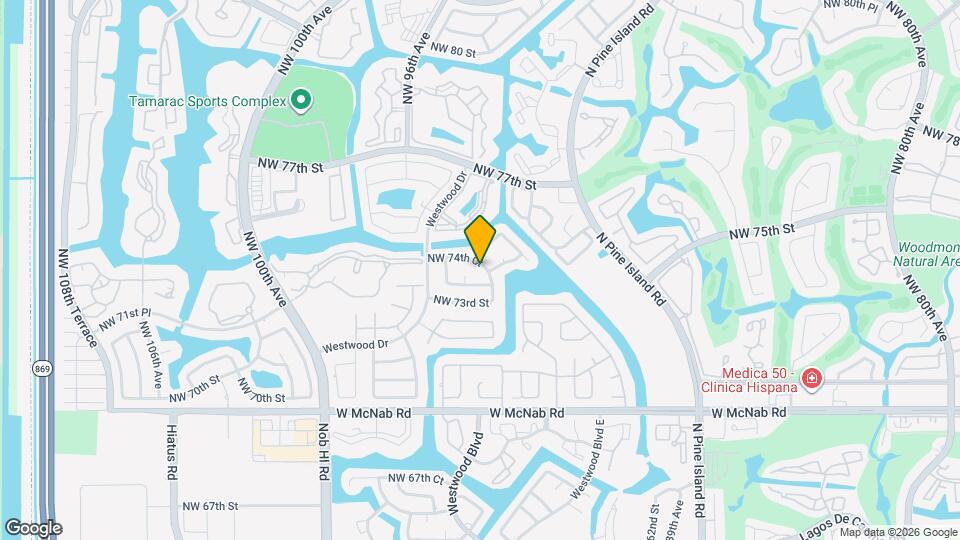 7403 NW 94th Way Map and Location Details