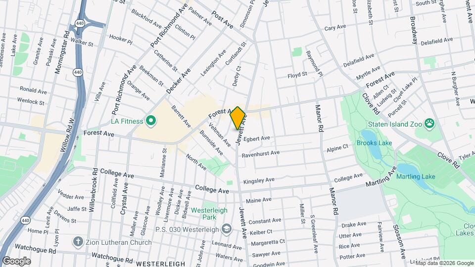 494 Jewett Ave, Unit 2 Map and Location Details