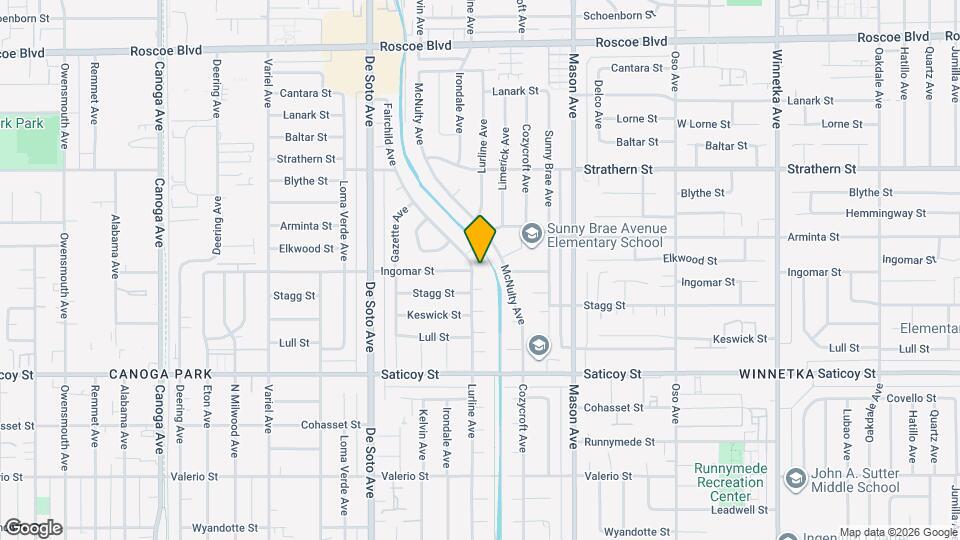 7800 Fairchild Ave Map and Location Details