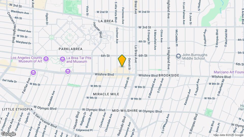 661 S Cloverdale Ave Mapa y Detalles de la Ubicación