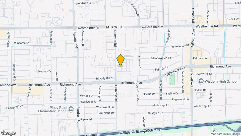 3110 Valley Peak Dr Map and Location Details