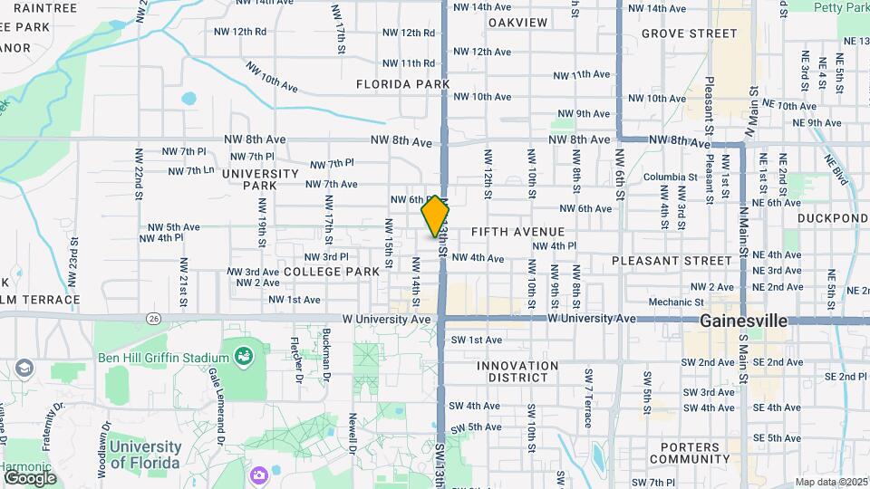 407 NW 13th Ter Map and Location Details