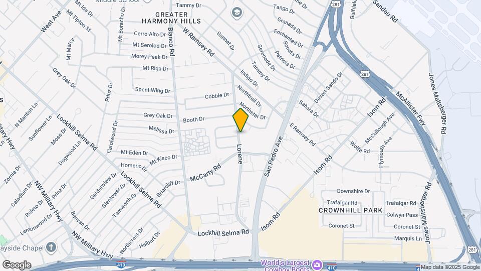 9902 Lorene Map and Location Details