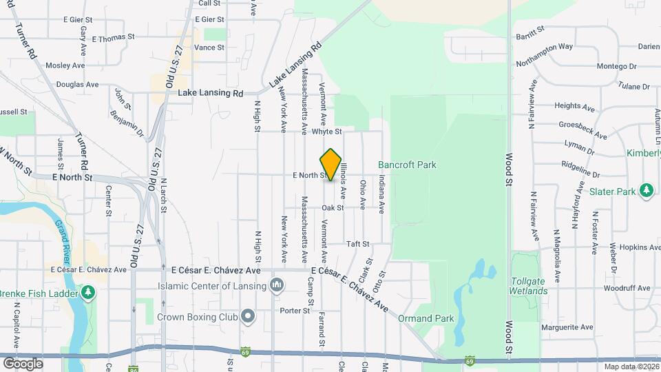 1528 Vermont Ave Map and Location Details