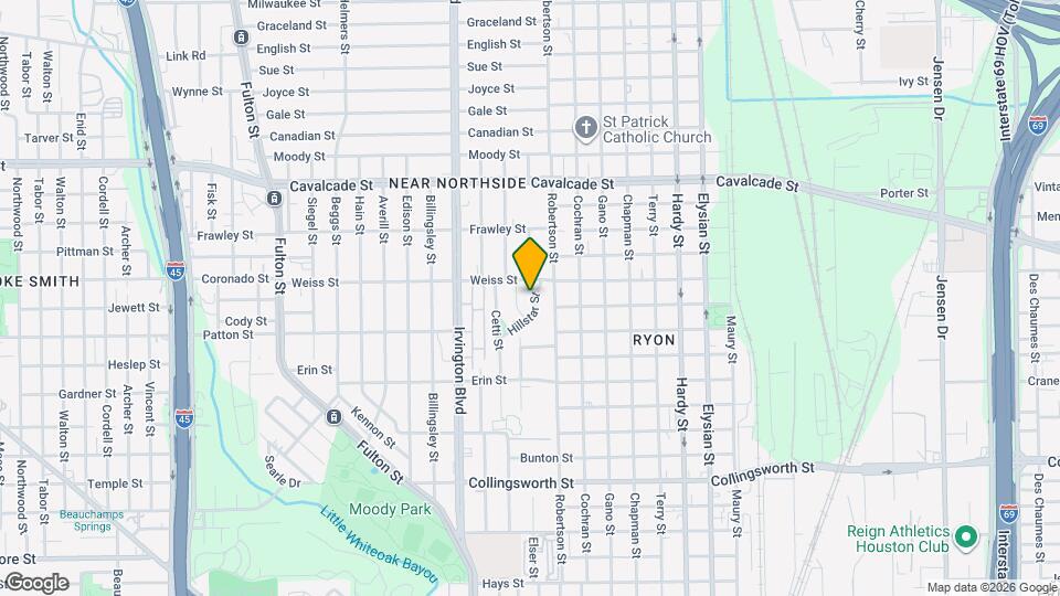 1039 Hillstar St Map and Location Details