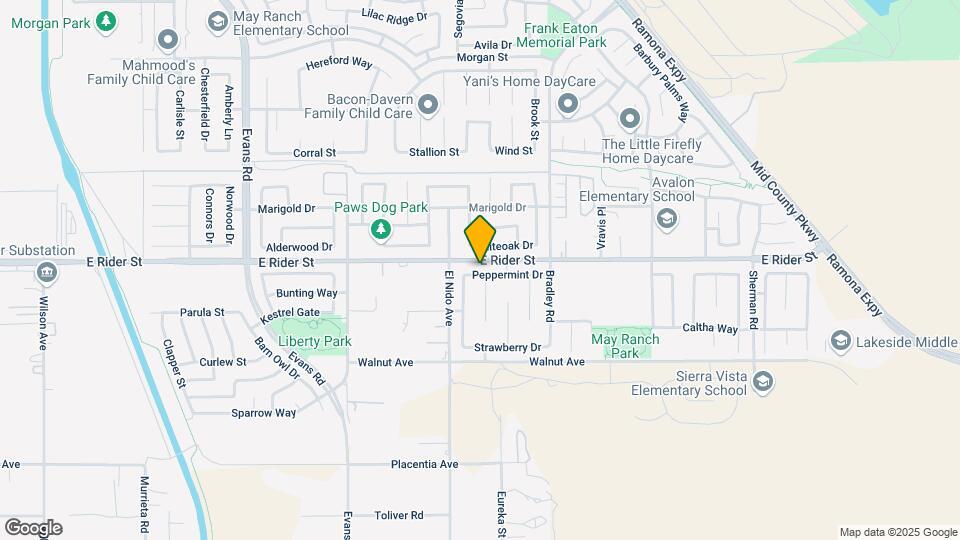 1482 Peppermint Dr Map and Location Details