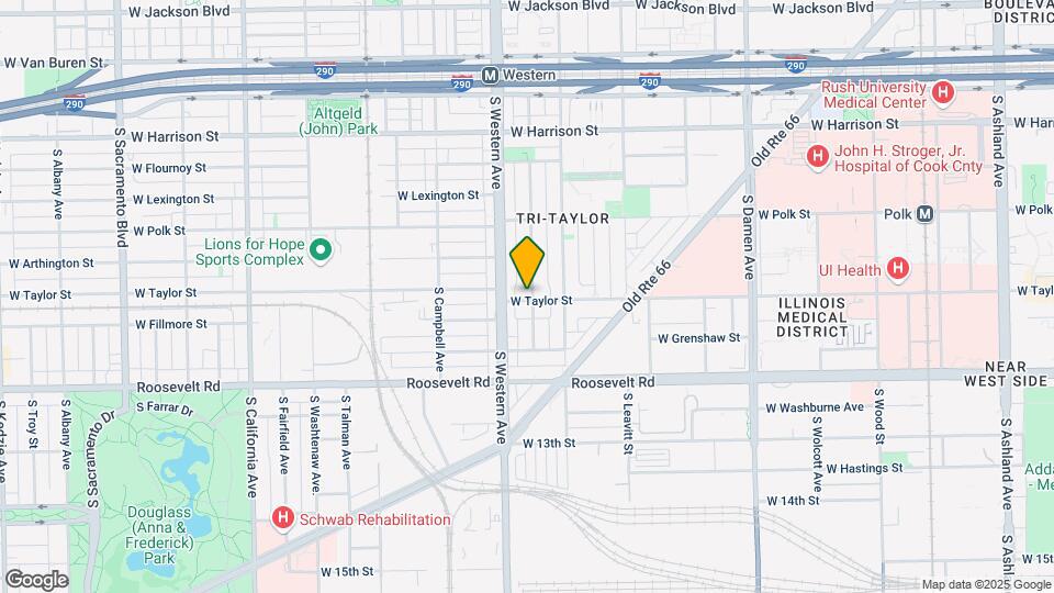 2336 W Taylor St Map and Location Details