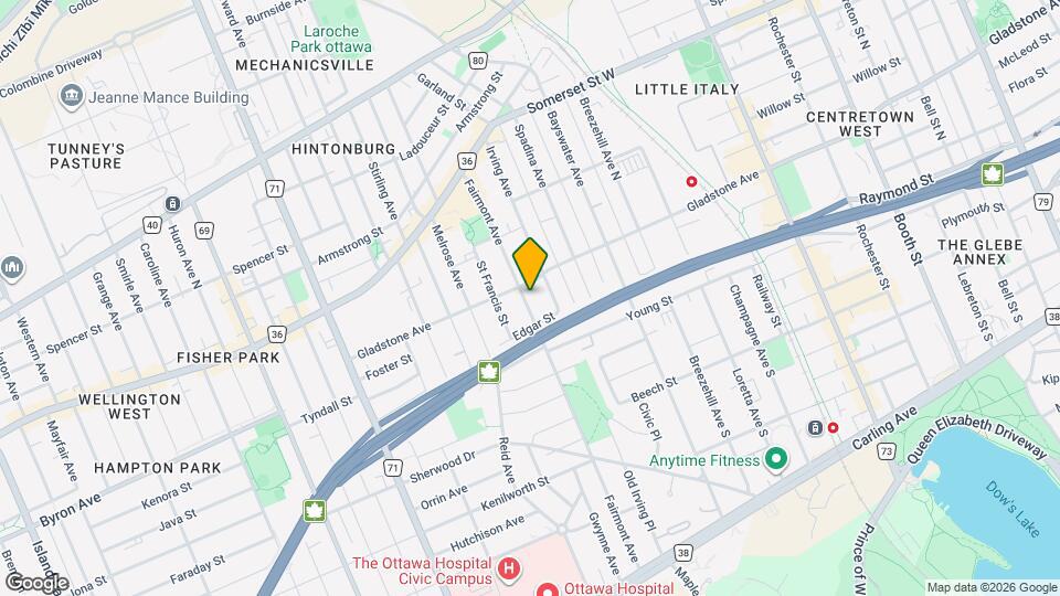 113 Fairmont Ave Map and Location Details