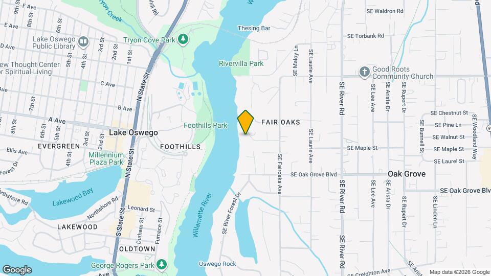 14239 SE Fairoaks Ln Map and Location Details