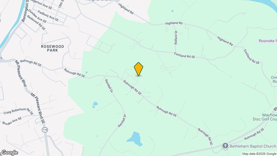 2500 Rutrough Rd SE Map and Location Details