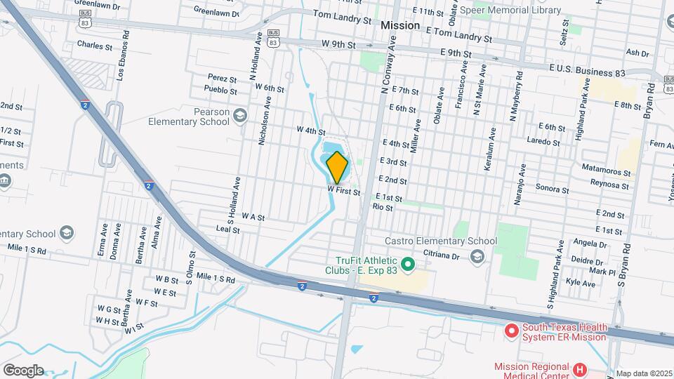 200 W First St Map and Location Details