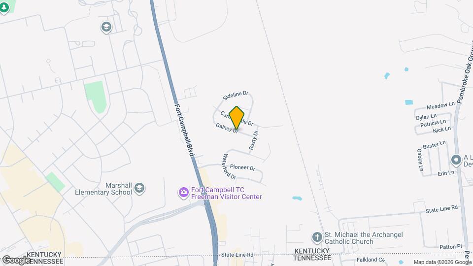 524 Gainey Dr Map and Location Details