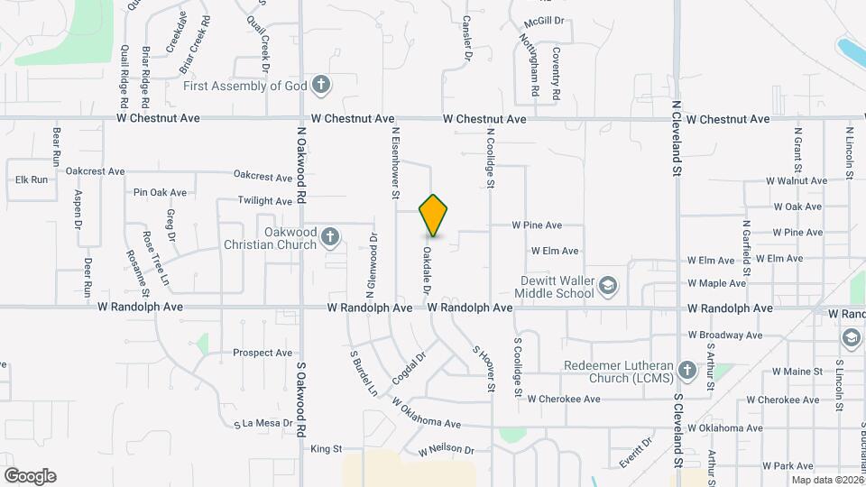 417 Oakdale Dr Map and Location Details