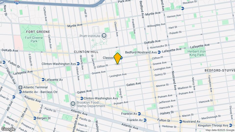 98 Clifton Pl Map and Location Details