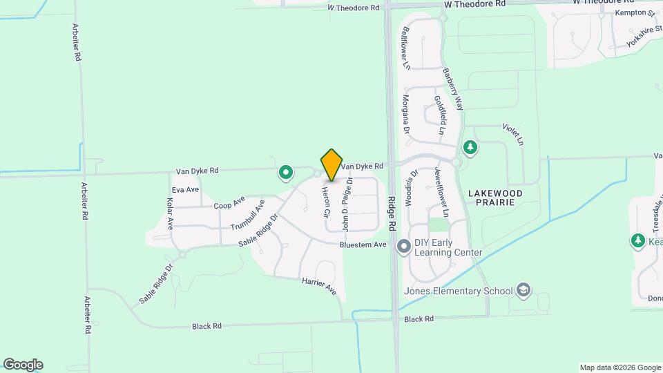 1116 Heron Cir Map and Location Details