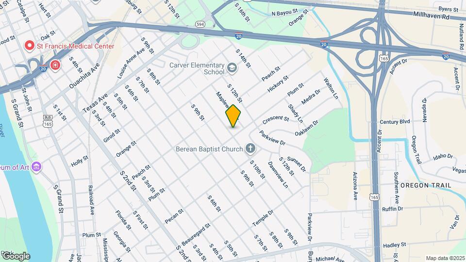 1107 S 10th St Map and Location Details