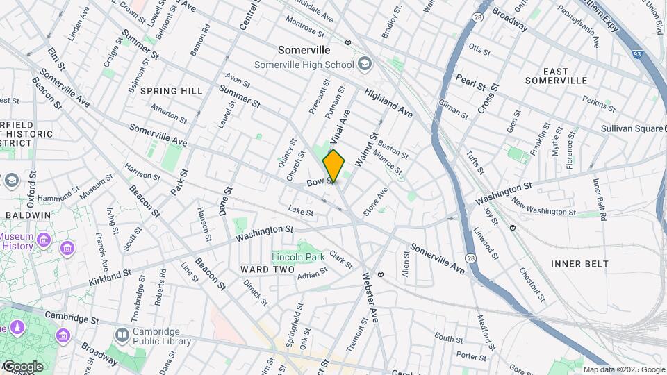 34 Bow St, Unit 2T Mapa y Detalles de la Ubicación