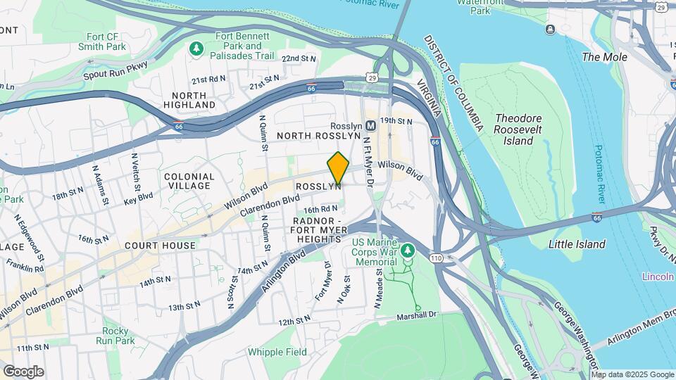 1510 Clarendon Blvd Map and Location Details