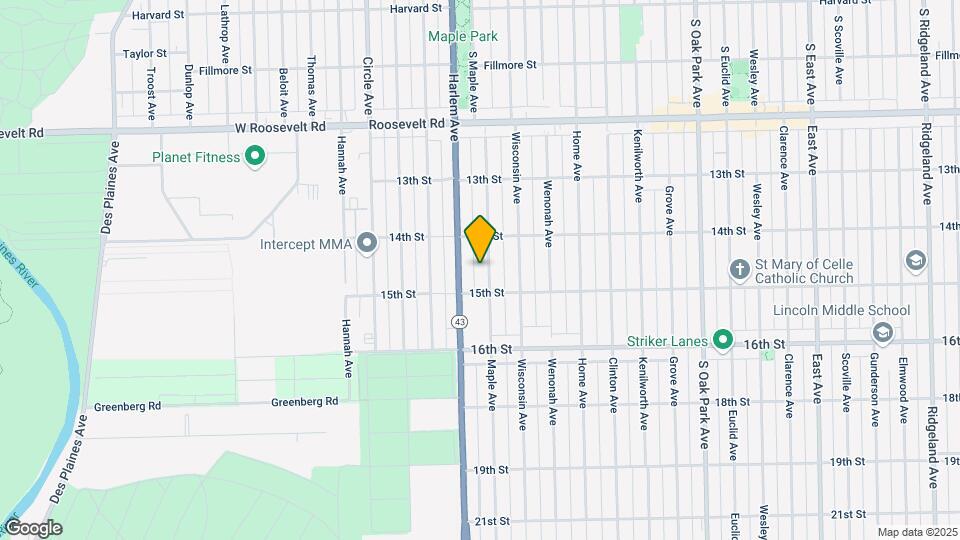 1430 Maple Ave Map and Location Details