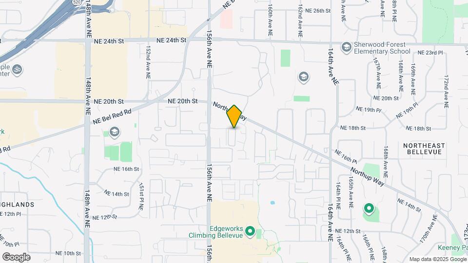 15705 NE 18th St, Unit Casa Hermosa Mapa y Detalles de la Ubicación