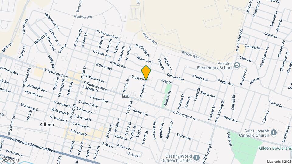 1204 N 18th St Mapa y Detalles de la Ubicación
