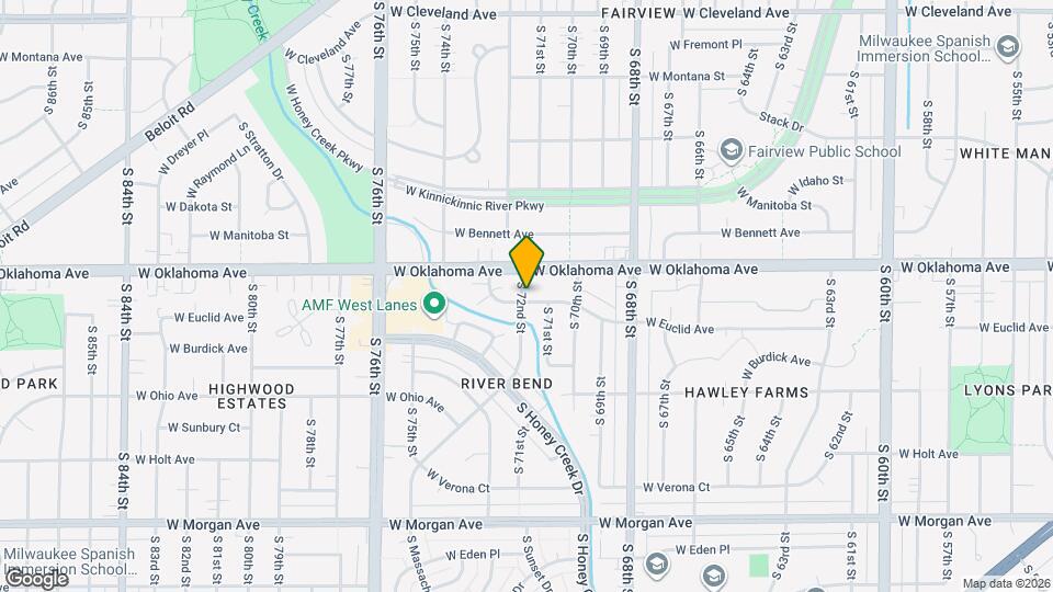 7134 W Lakefield Dr, Unit #1 Mapa y Detalles de la Ubicación