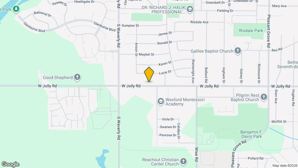 3538 W Jolly Rd, Unit Upper Mapa y Detalles de la Ubicación