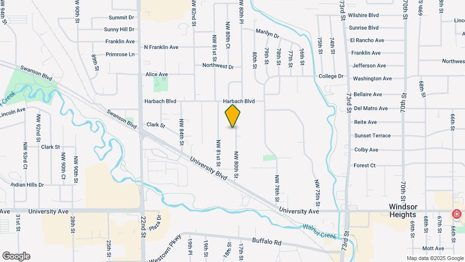 1592 NW 80th St Map and Location Details