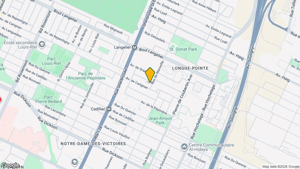 6375 De Marseille Rue Map and Location Details