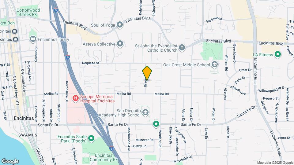 889 Bracero Rd Map and Location Details