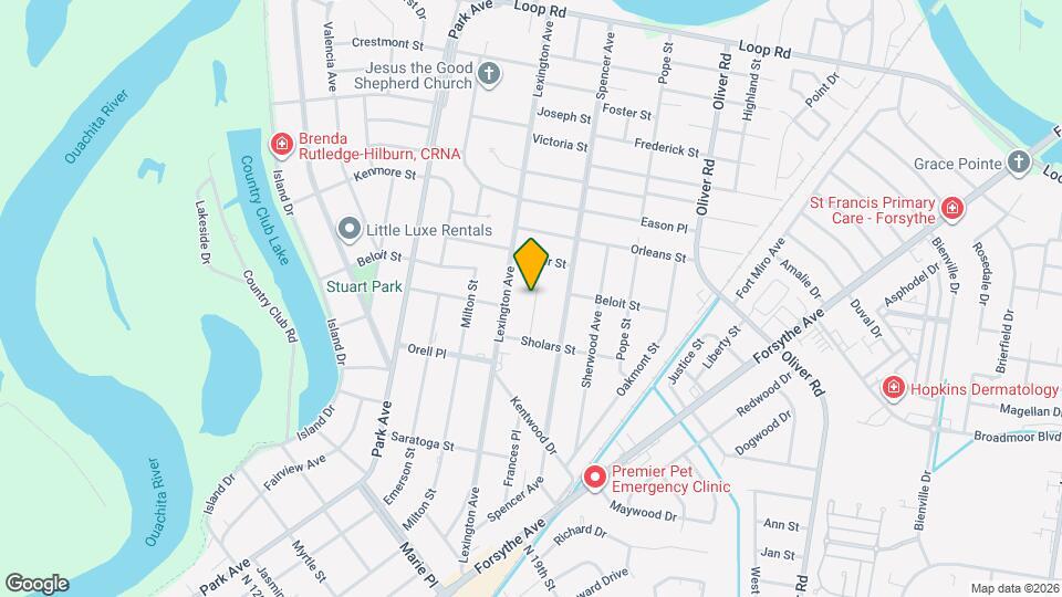 2013 Frances Pl Map and Location Details