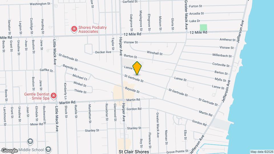 21617 St Gertrude St Mapa y Detalles de la Ubicación
