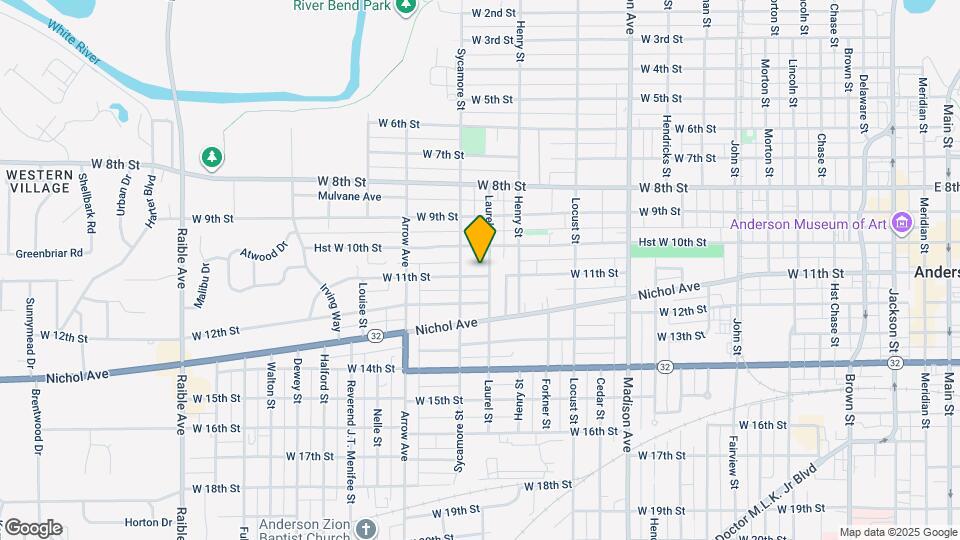 1504 W 11th St Map and Location Details