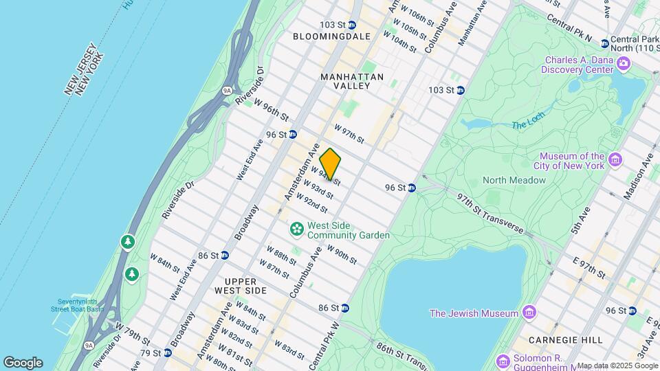 120 W 94th St Map and Location Details