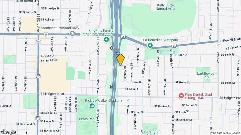 9615 SE Center Ct Map and Location Details