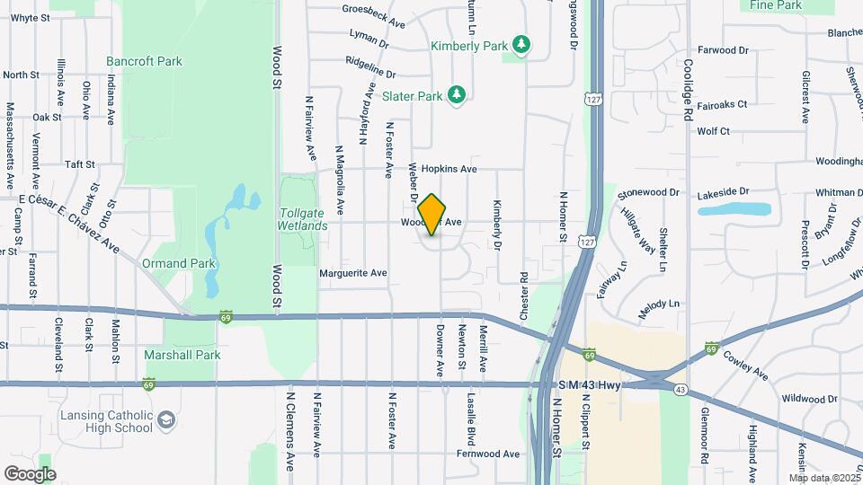 1100 Weber Dr Map and Location Details