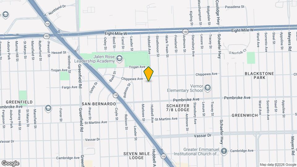 20025 Hubbell Ave Mapa y Detalles de la Ubicación