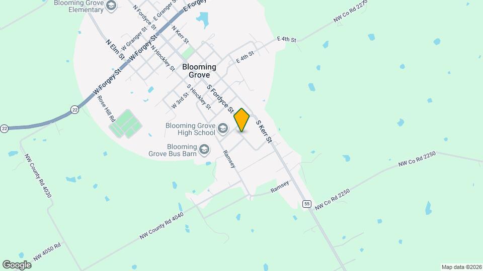 733 Atkinson St Map and Location Details