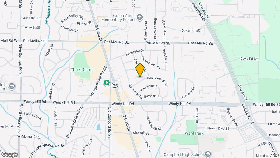 609 San Fernando Dr Map and Location Details