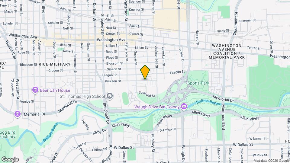 4303 Dickson St Map and Location Details