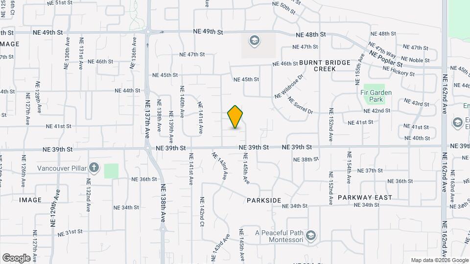 14317 NE 40th Cir Map and Location Details