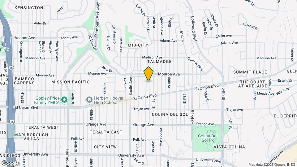 4459 Estrella Ave Map and Location Details