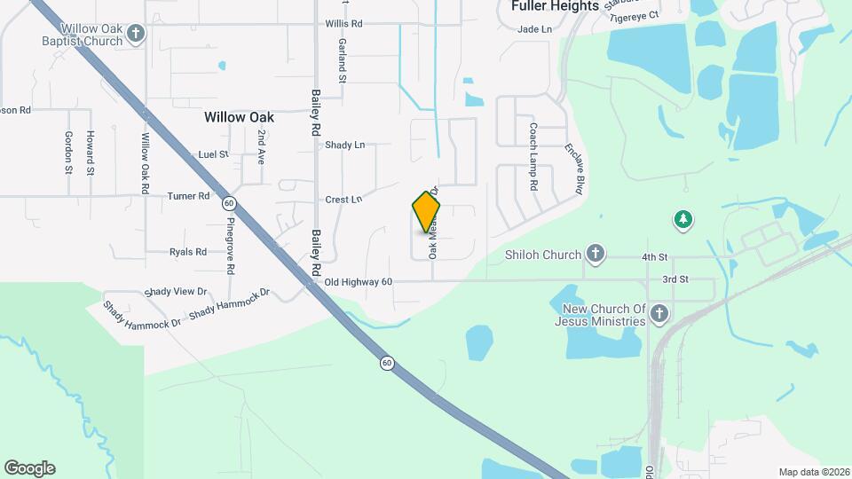 3334 Oak Meadows Dr Mapa y Detalles de la Ubicación