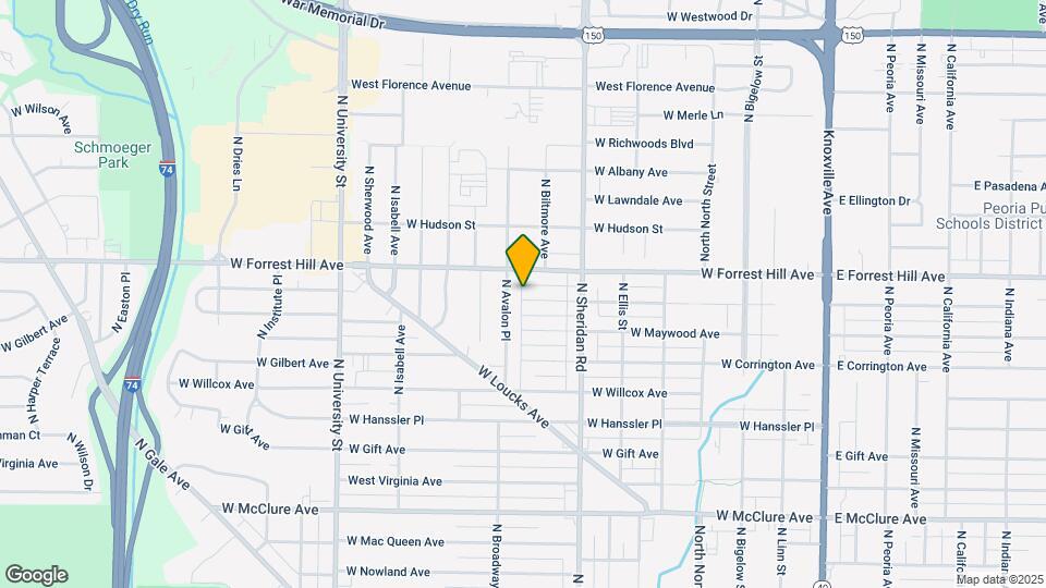 813 W Melbourne Ave Map and Location Details