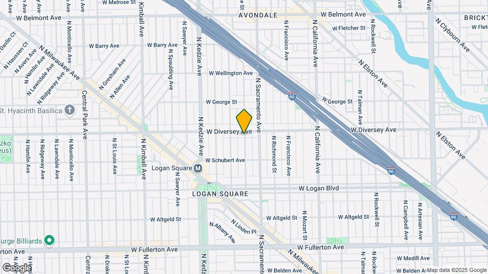 2751 N Whipple St Map and Location Details