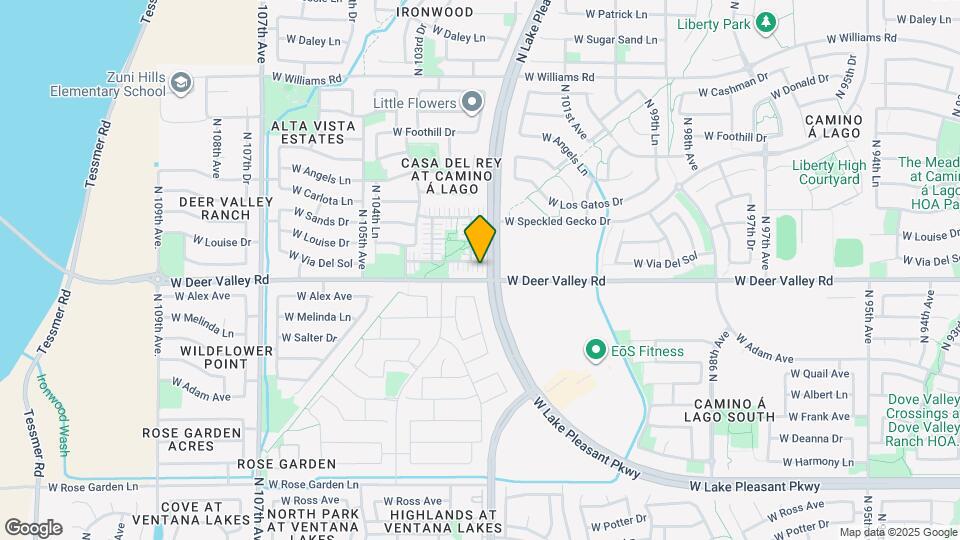 10239 W Via Del Sol Map and Location Details