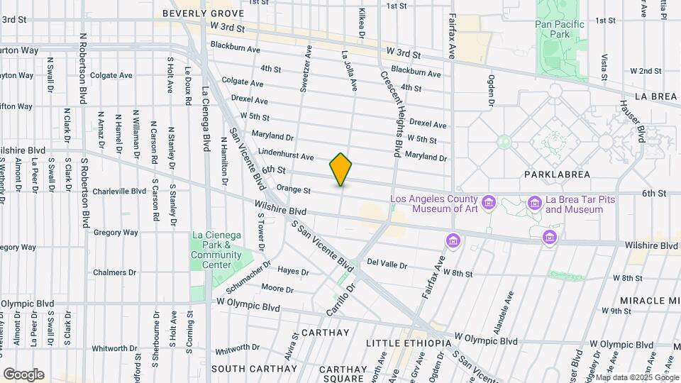 6401 Orange St Mapa y Detalles de la Ubicación